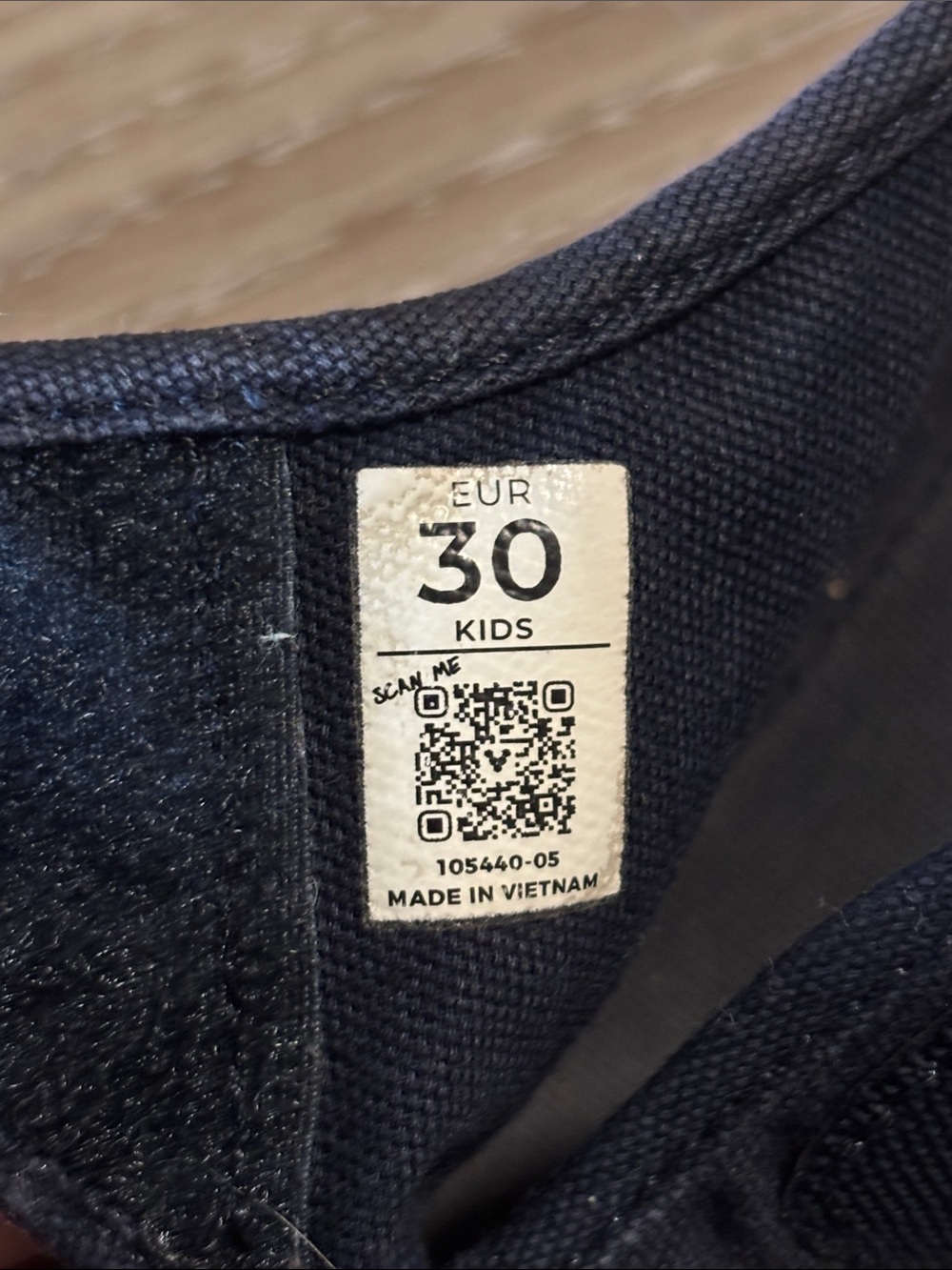 Vivobarefoot Kids Play Shoes Size EU 30 (US12/12.5) Navy Velcro Strap Casual - Picture 8 of 8